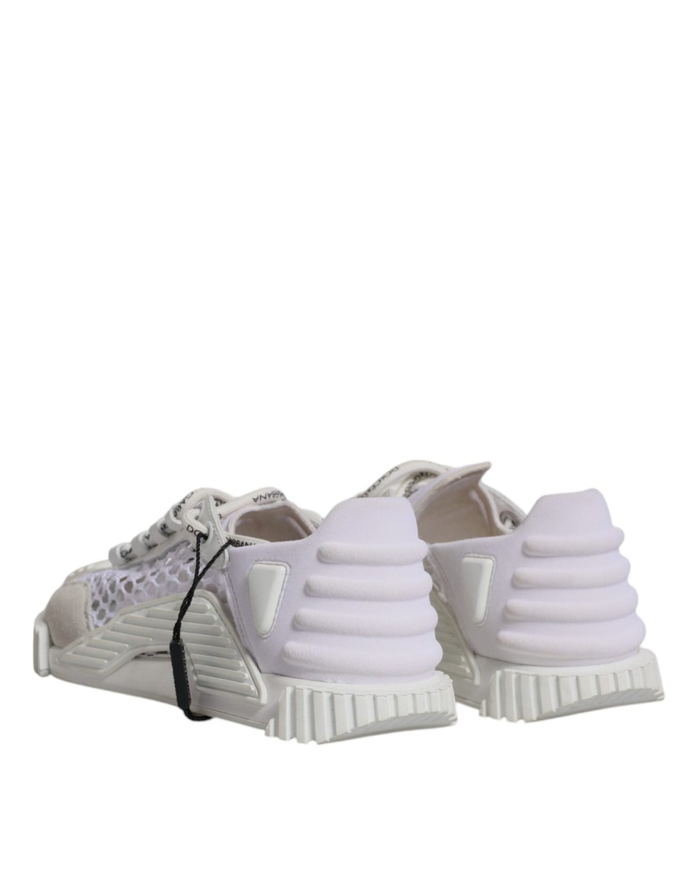 Dolce & Gabbana White Mesh NS1 Low Top Sports Sneaker Shoes - SMARTMARTNZ