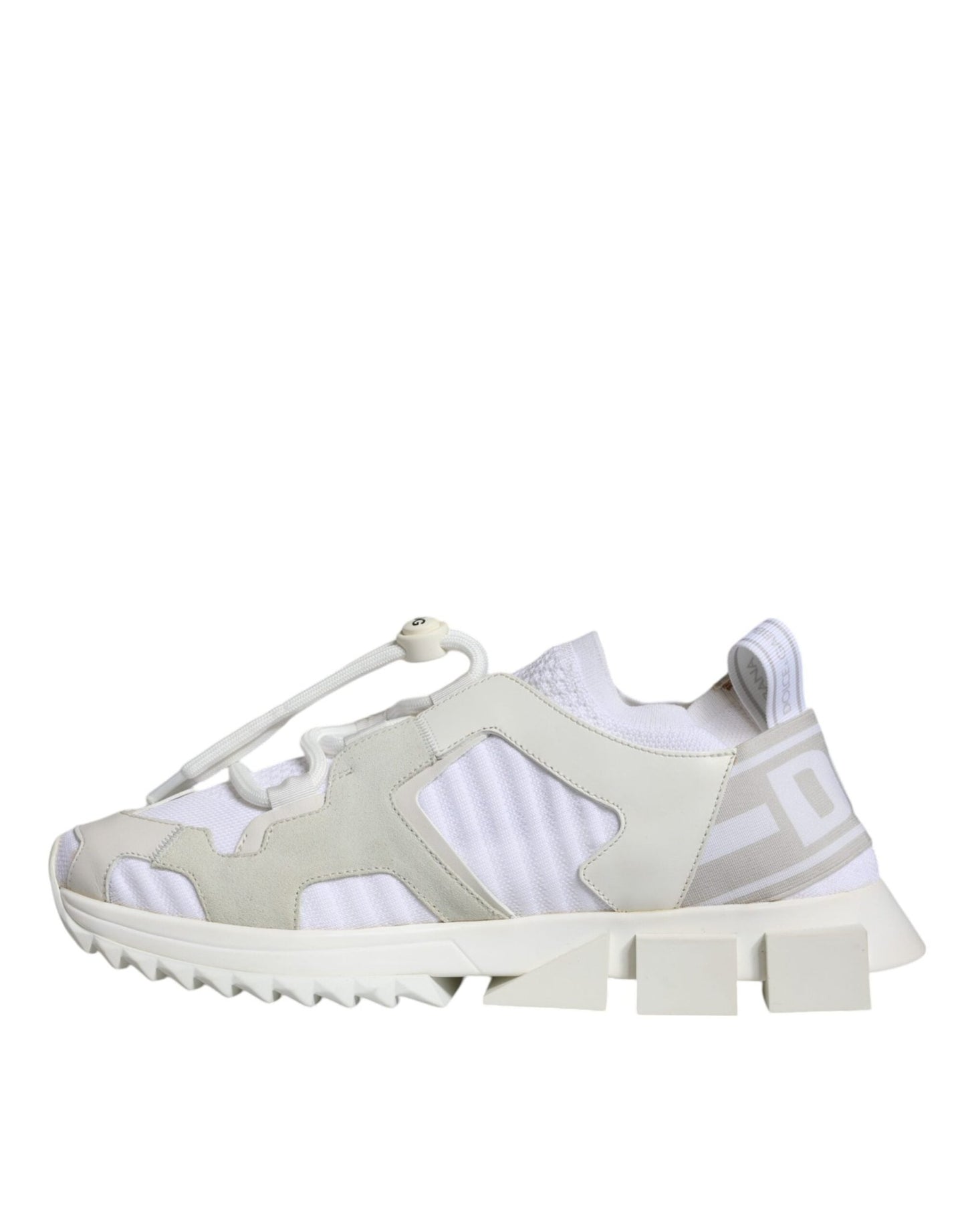 Dolce & Gabbana White Mesh Sorrento Trekking Sneakers Shoes - SMARTMARTNZ