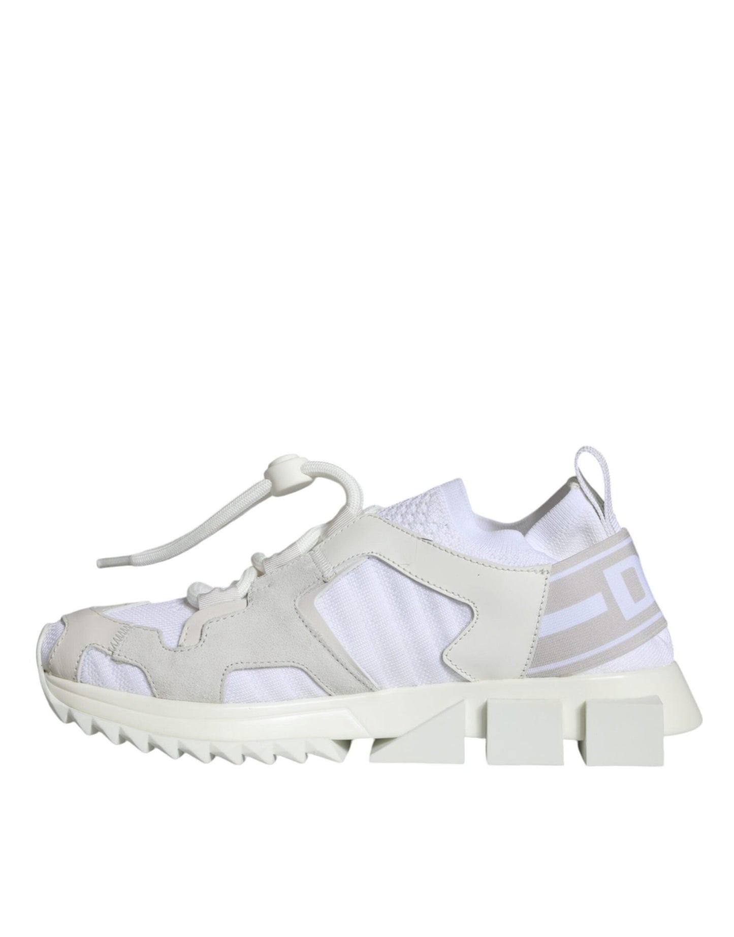 Dolce & Gabbana White Mesh Sorrento Trekking Sneakers Shoes - SMARTMARTNZ
