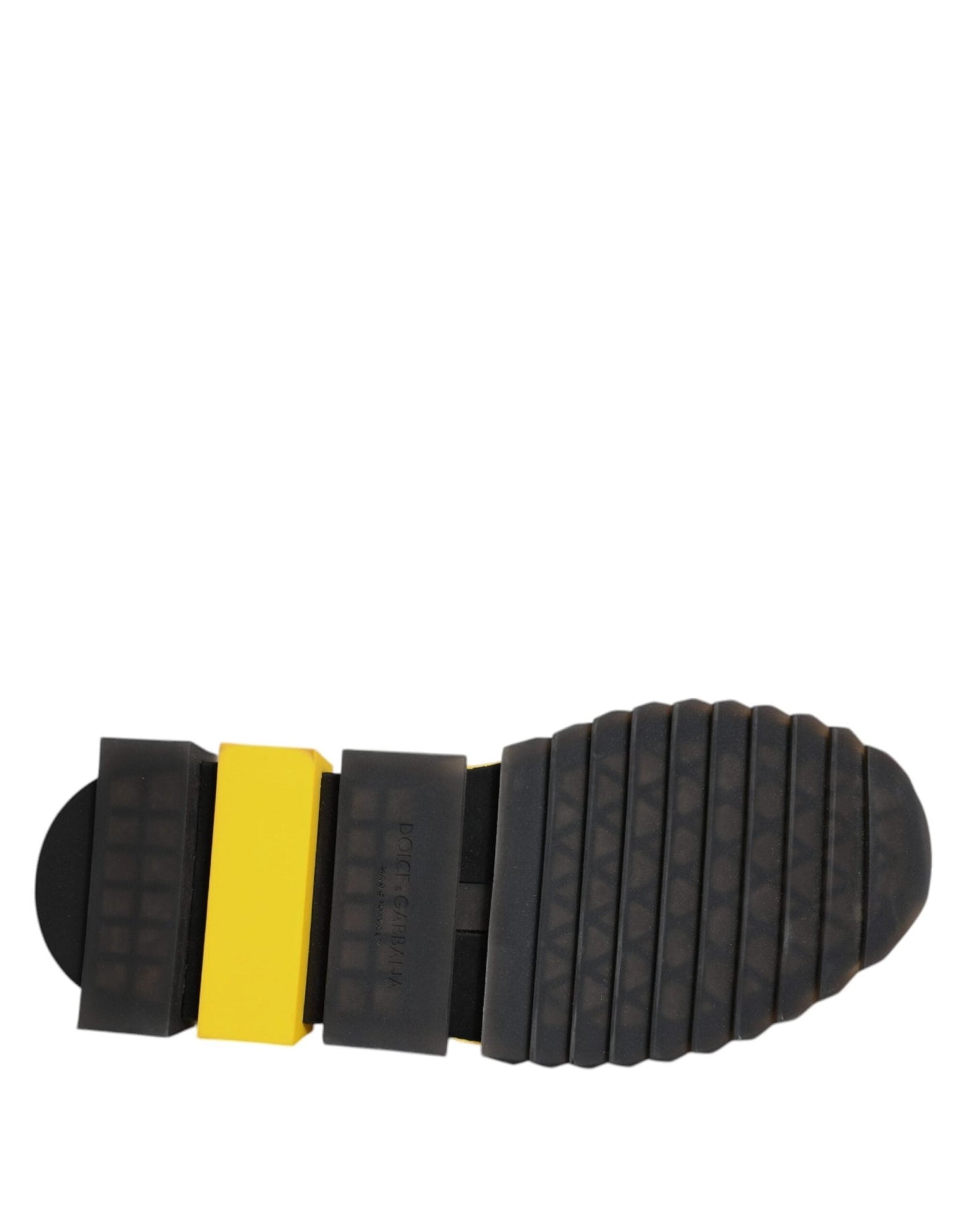 Dolce & Gabbana Yellow SORRENTO Sport Stretch Sneakers Shoes - SMARTMARTNZ