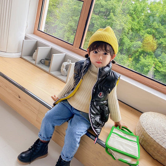 Fashion Children's Stand - up Collar Vest Thickened And Disposable - SMARTMARTNZ