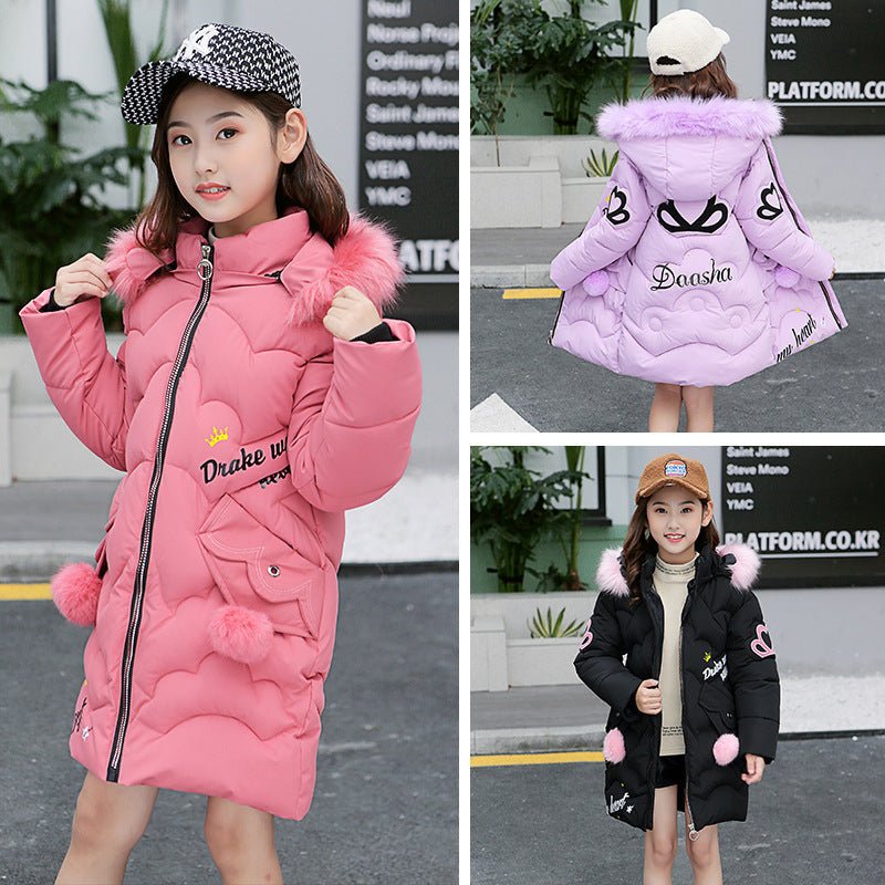 Girls’ Cotton - Padded Jackets – Winter Essential Fashionable Warmth | Easy to Layer - SMARTMARTNZ