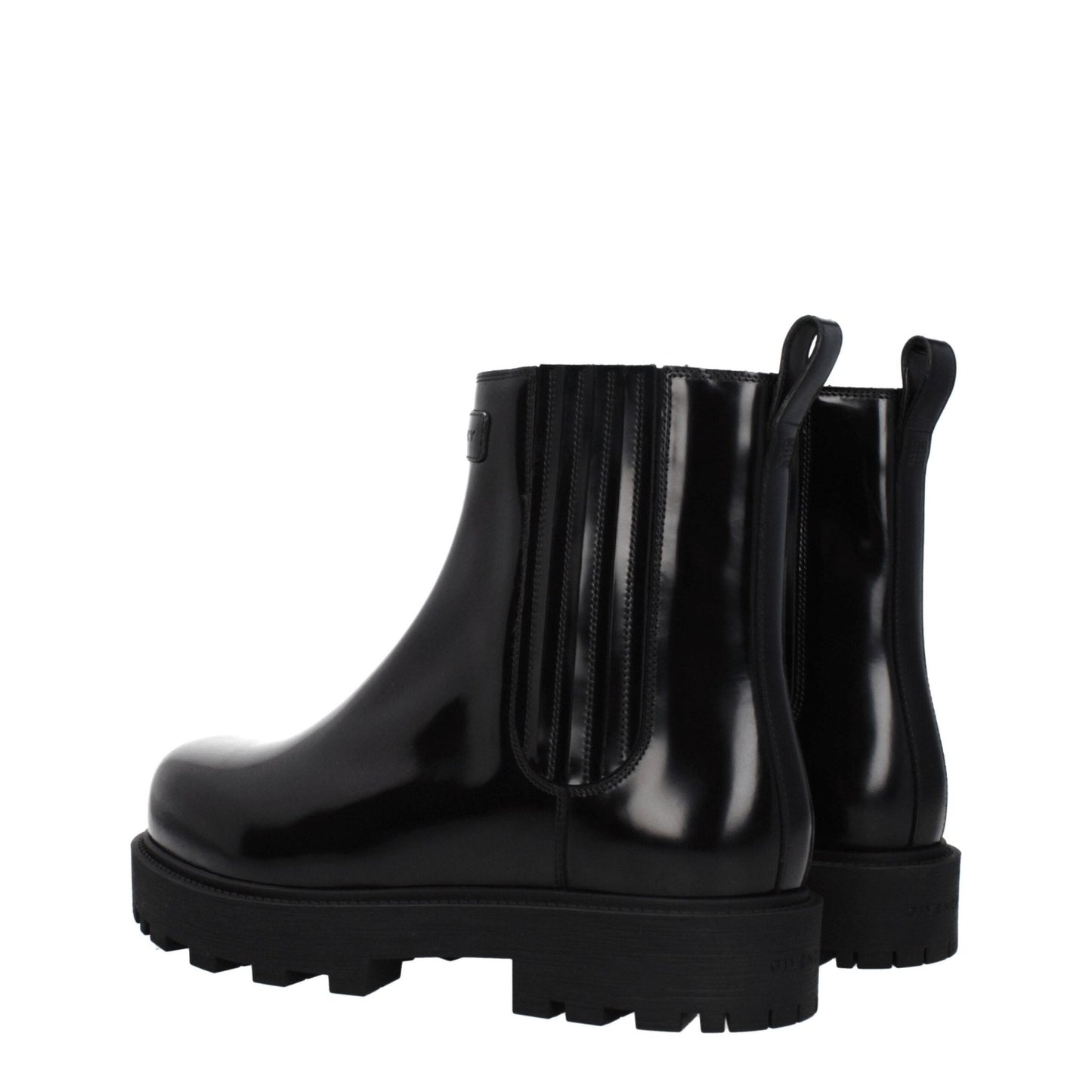 Givenchy Black Leather Ankle Boots - SMARTMARTNZ