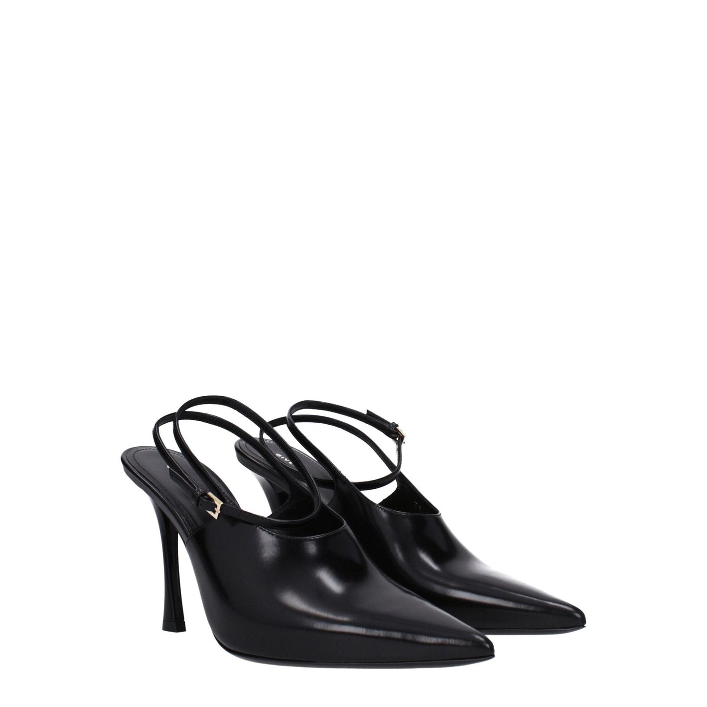 Givenchy Black Leather High Heel Pumps - SMARTMARTNZ