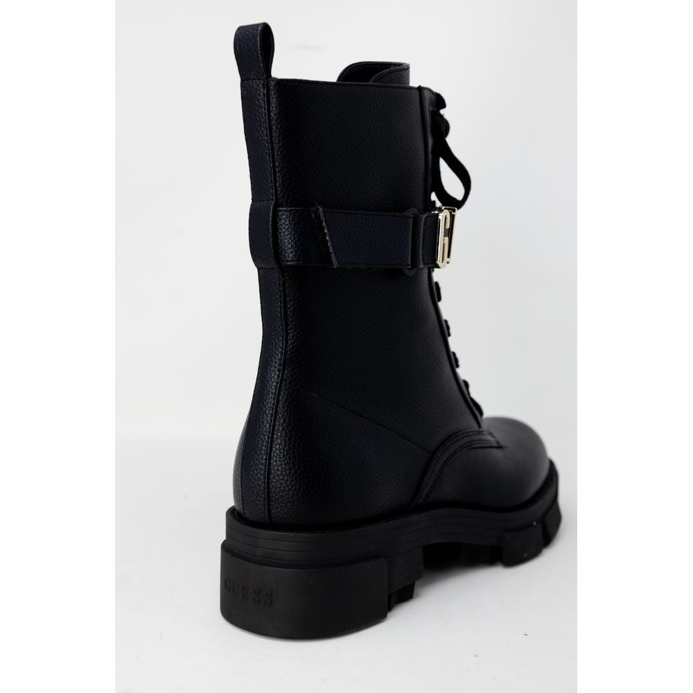 Guess Black Artificial Leather Boot - SMARTMARTNZ
