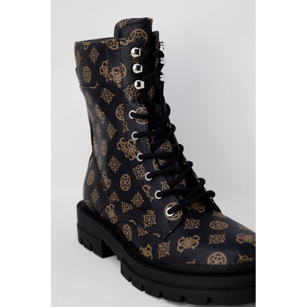 Guess Brown Artificial Leather Boot - SMARTMARTNZ