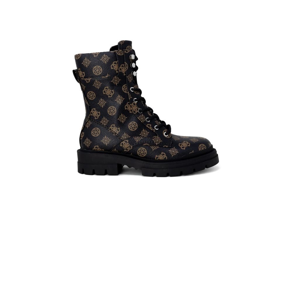 Guess Brown Artificial Leather Boot - SMARTMARTNZ
