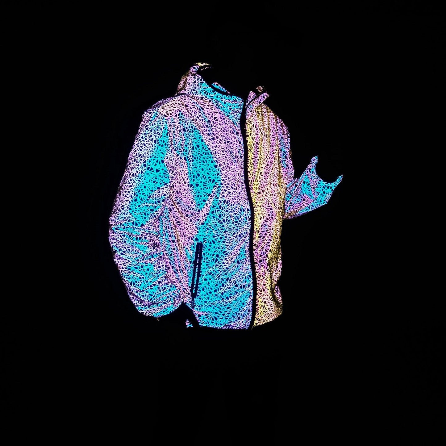 Hooded Men’s Sports Jacket – Laser Night Vision Shell for Outdoor Action - SMARTMARTNZ