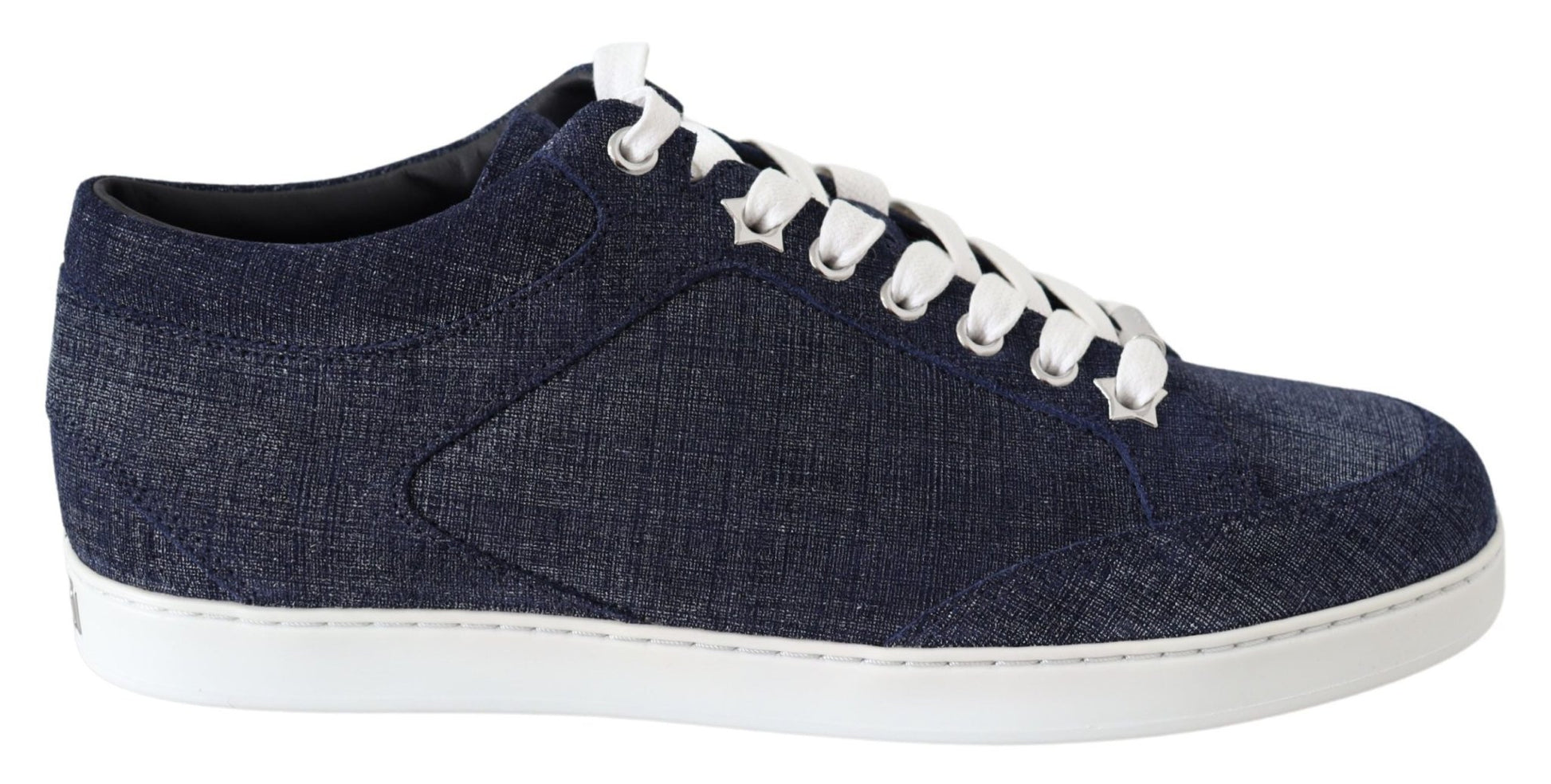 Jimmy Choo Chic Slip - On Blue Denim Suede Sneakers - SMARTMARTNZ
