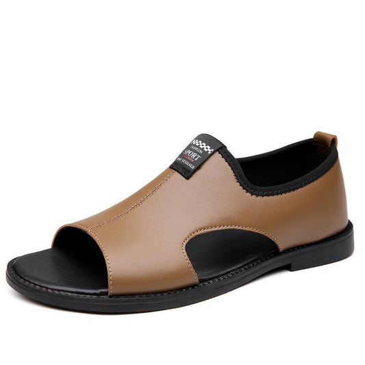 Men’s Casual Soft Sole Roman Leather Sandals - SMARTMARTNZ