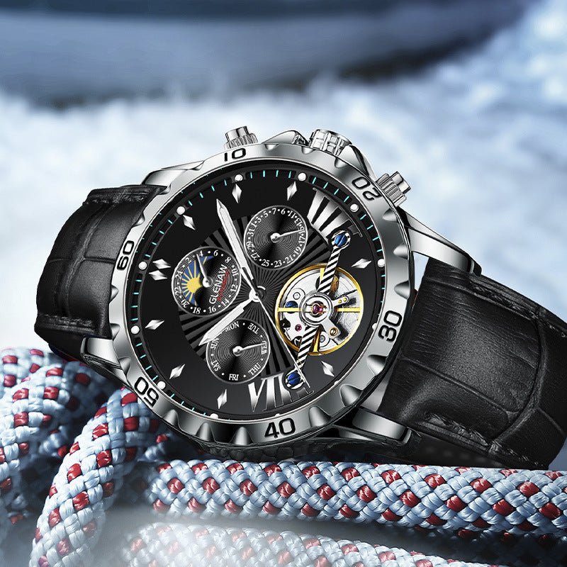 Men's Fashion Hollowed - out Watch Automatic Mechanical Watch - SMARTMARTNZ