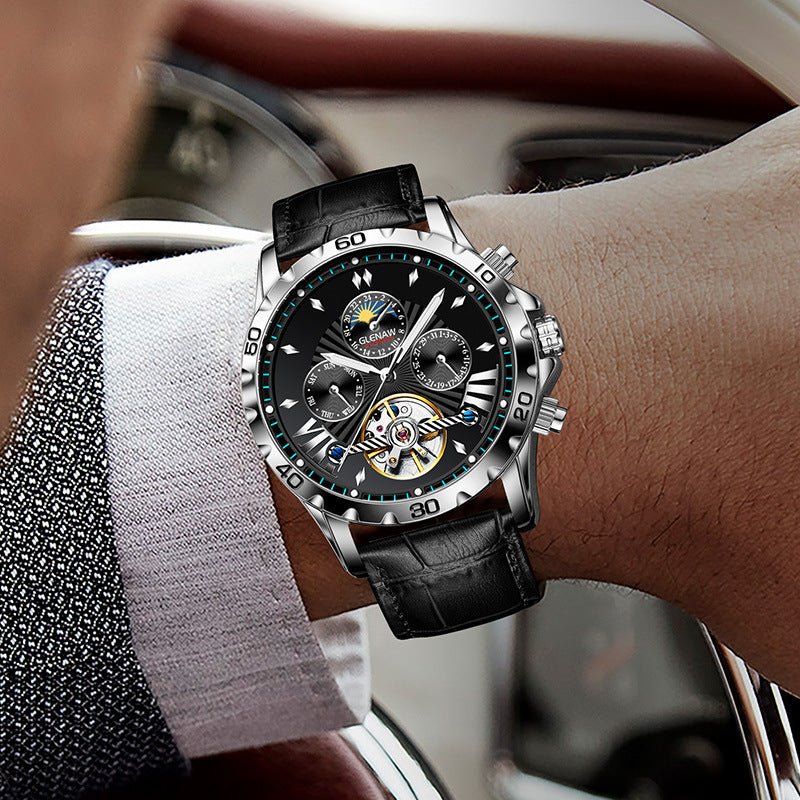 Men's Fashion Hollowed - out Watch Automatic Mechanical Watch - SMARTMARTNZ
