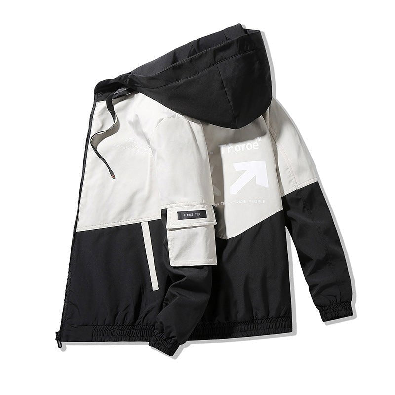 Men’s Fashion Printed Hooded Jacket - SMARTMARTNZ