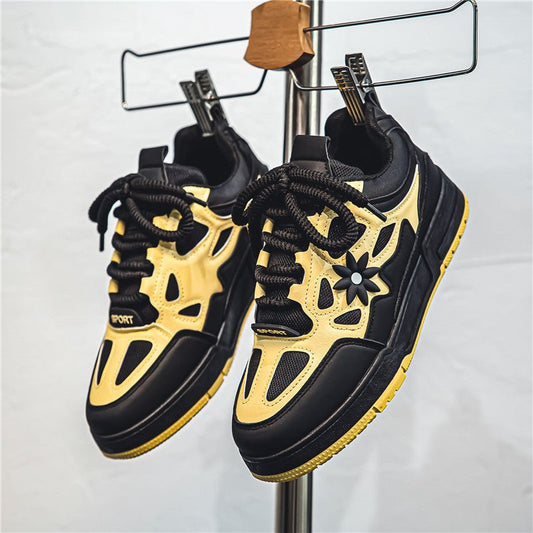 Men’s Korean Style Bread Shoes – Trendy Chunky Sneakers - SMARTMARTNZ