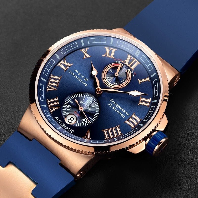 Men’s Mechanical Luxury Watch – Automatic, Luminous & Water - Resistant - SMARTMARTNZ