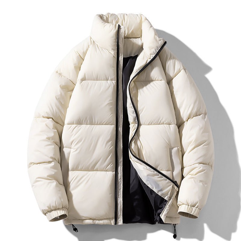Men’s Pine Green Cotton Winter Jacket – Warm & Stylish Outerwear - SMARTMARTNZ