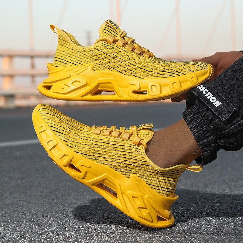 Men’s Plus Size Blade Sneakers – Breathable Mesh Running - SMARTMARTNZ