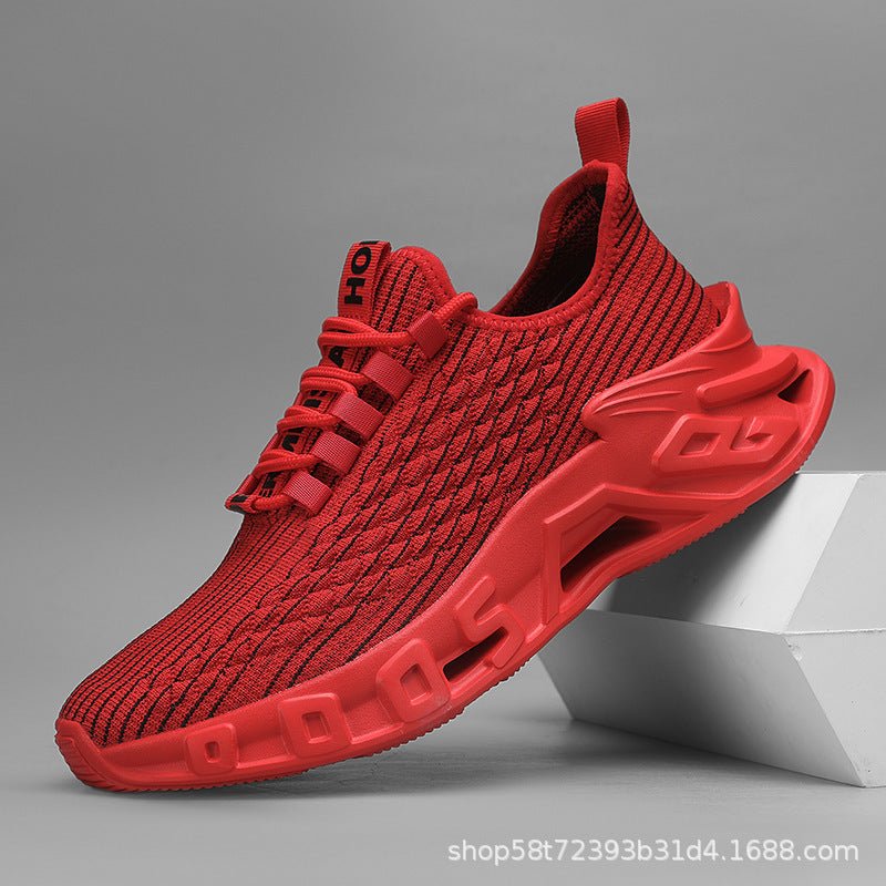 Men’s Plus Size Blade Sneakers – Breathable Mesh Running - SMARTMARTNZ