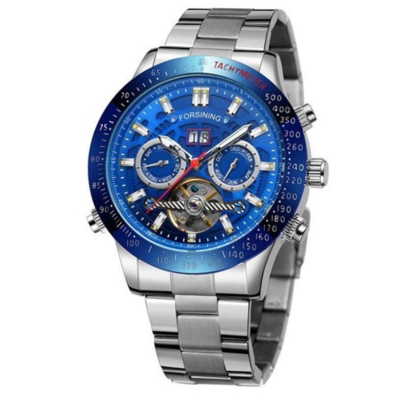Men’s Tourbillon Automatic Watch – Casual Luxury with Multi - Function Dial - SMARTMARTNZ
