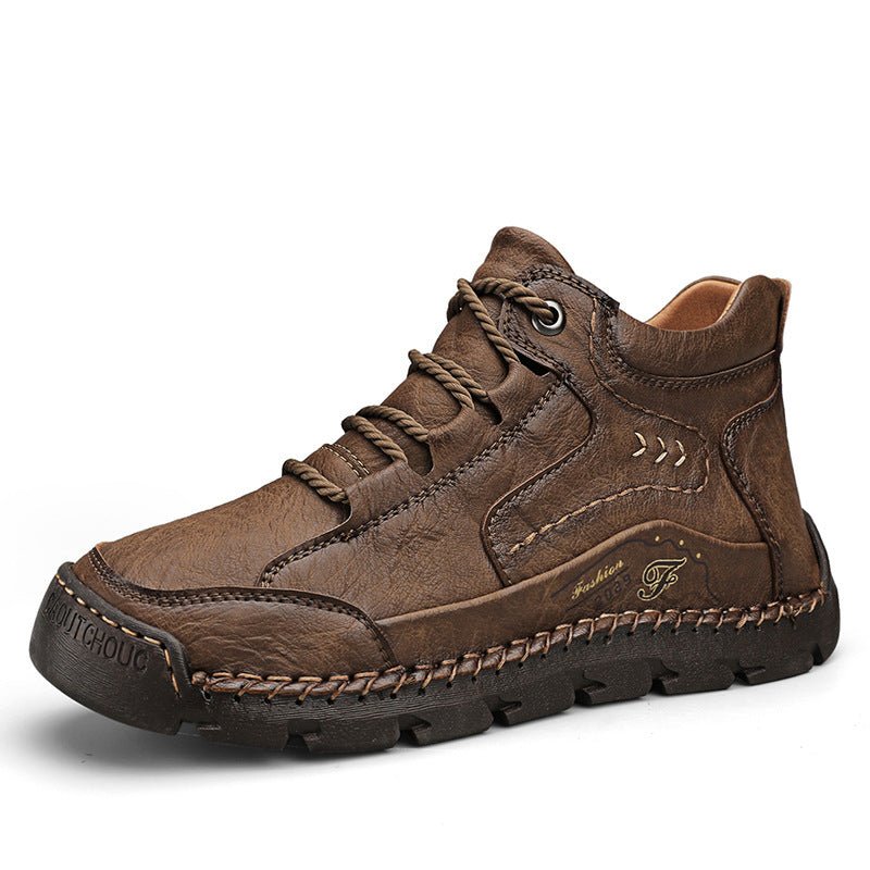 Men’s Warm Fleece Mid - Top Outdoor Cotton - Padded Shoes - SMARTMARTNZ