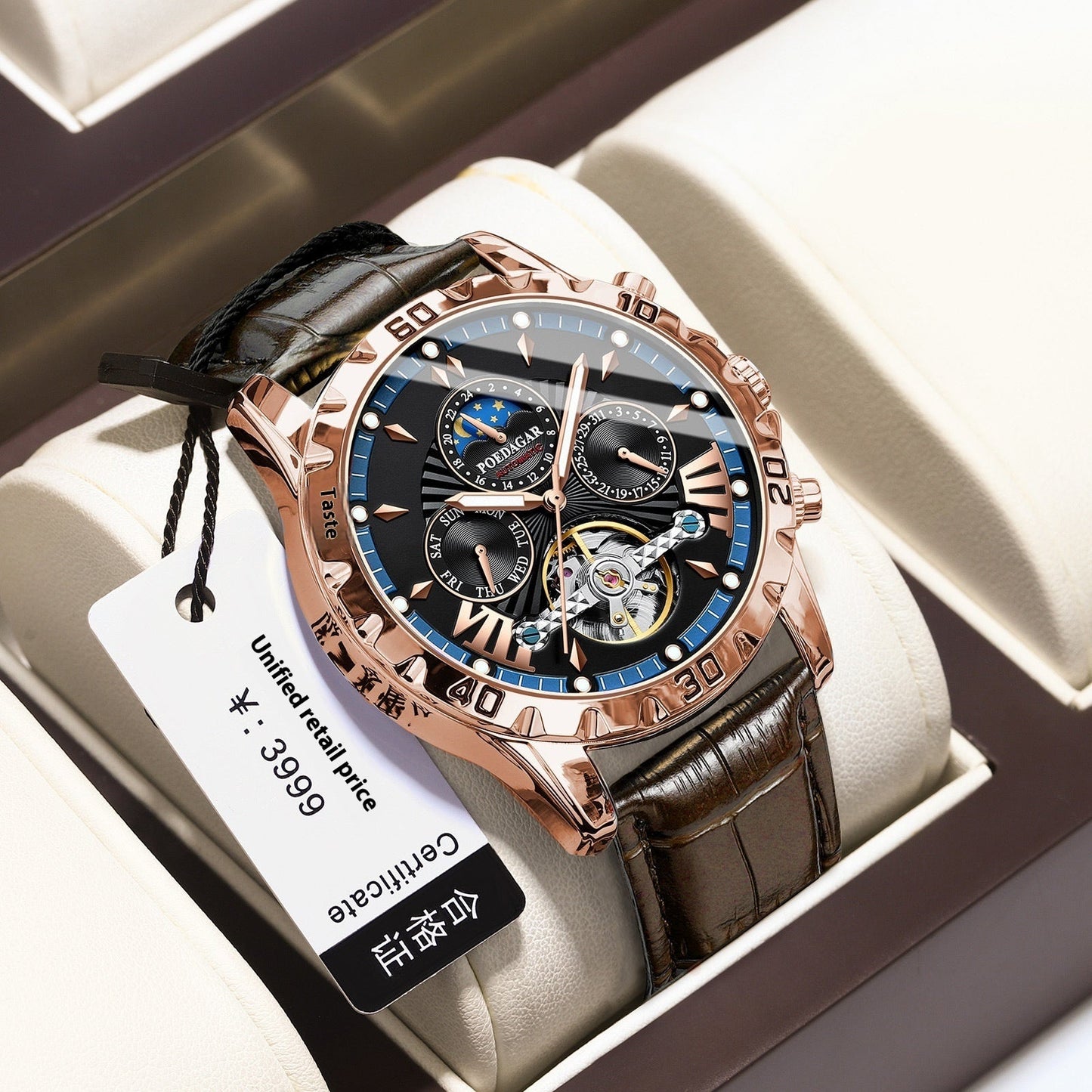 Men's Watch Fashion Luxury Automatic Machinery - SMARTMARTNZ