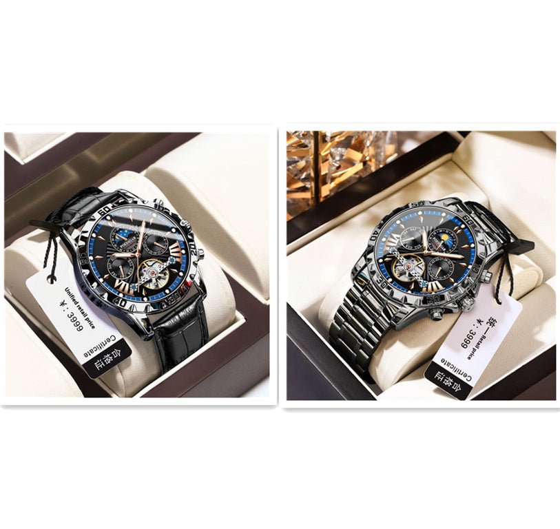 Men's Watch Fashion Luxury Automatic Machinery - SMARTMARTNZ