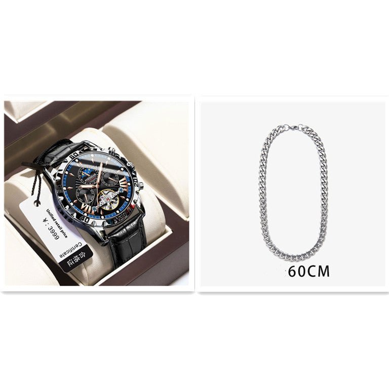 Men's Watch Fashion Luxury Automatic Machinery - SMARTMARTNZ