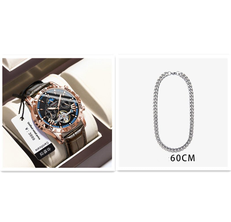 Men's Watch Fashion Luxury Automatic Machinery - SMARTMARTNZ