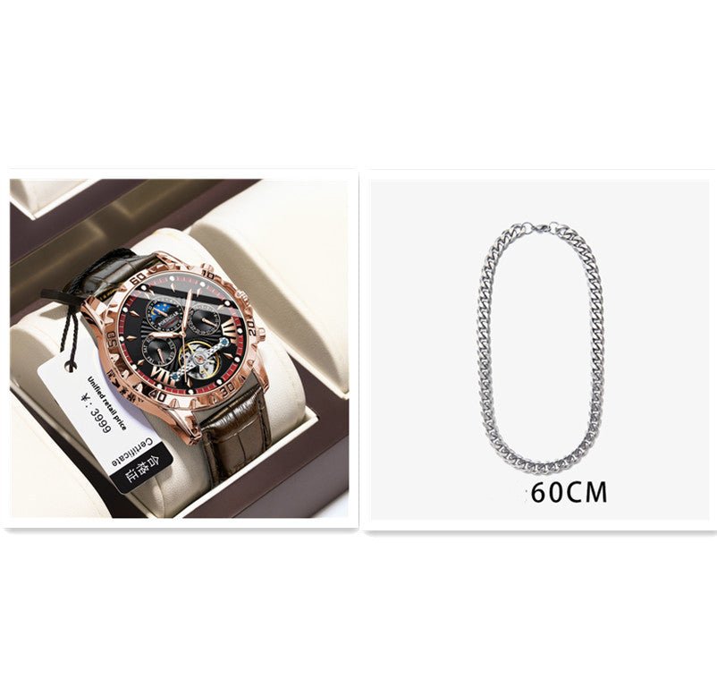 Men's Watch Fashion Luxury Automatic Machinery - SMARTMARTNZ