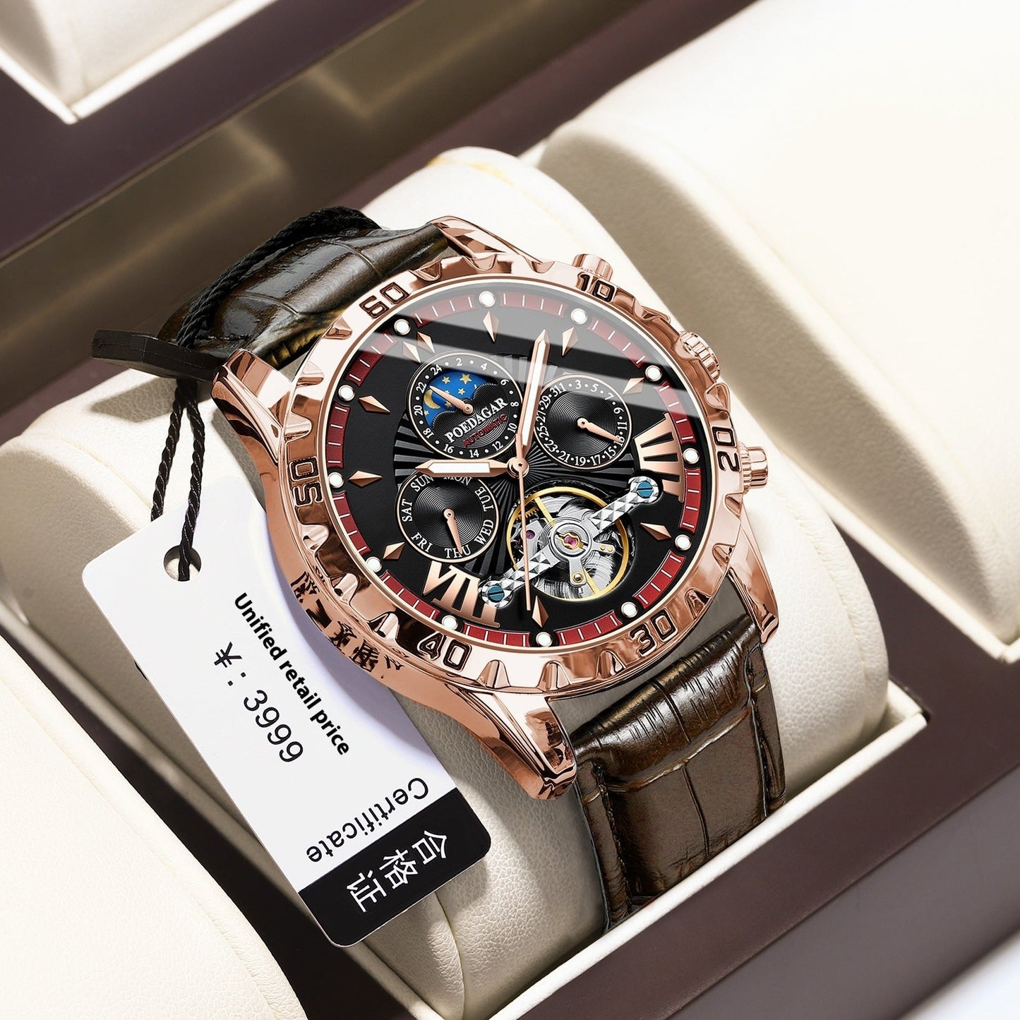 Men's Watch Fashion Luxury Automatic Machinery - SMARTMARTNZ