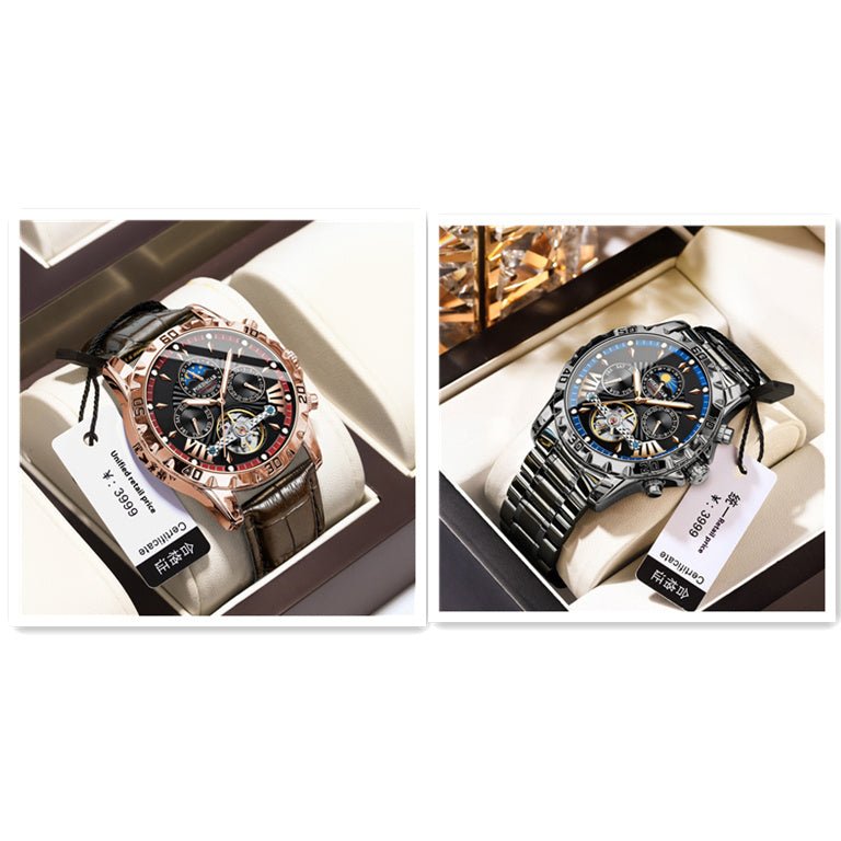 Men's Watch Fashion Luxury Automatic Machinery - SMARTMARTNZ