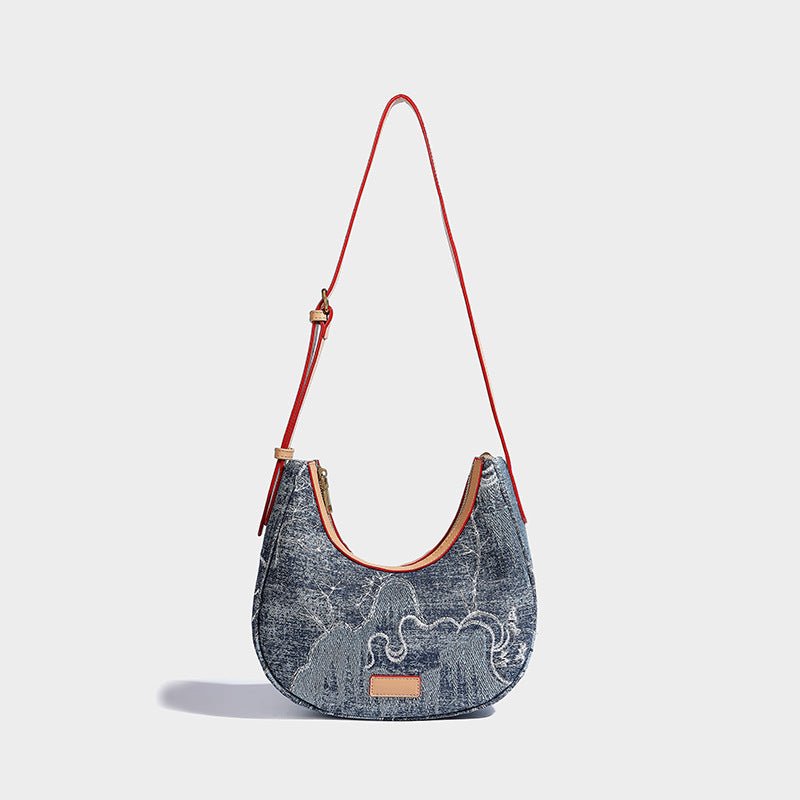 Oriental Embroidery Handbag – Ethnic - Inspired Women’s Shoulder Bag - SMARTMARTNZ
