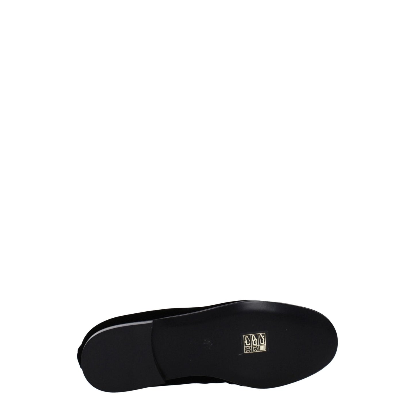 Palm Angels Black Velvet Slip - On Loafers - SMARTMARTNZ