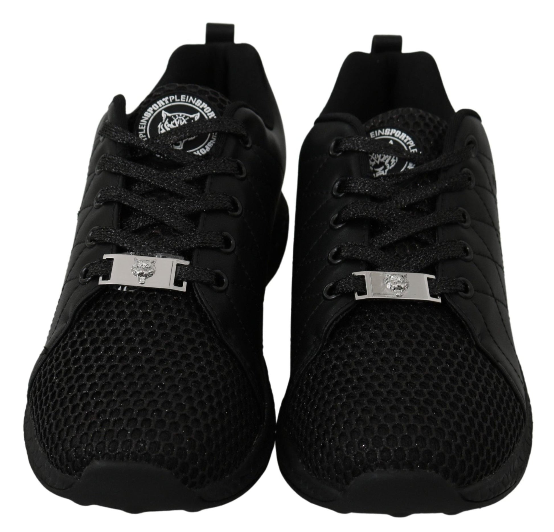 Philipp Plein Black Casual Running Sneakers Shoes - SMARTMARTNZ