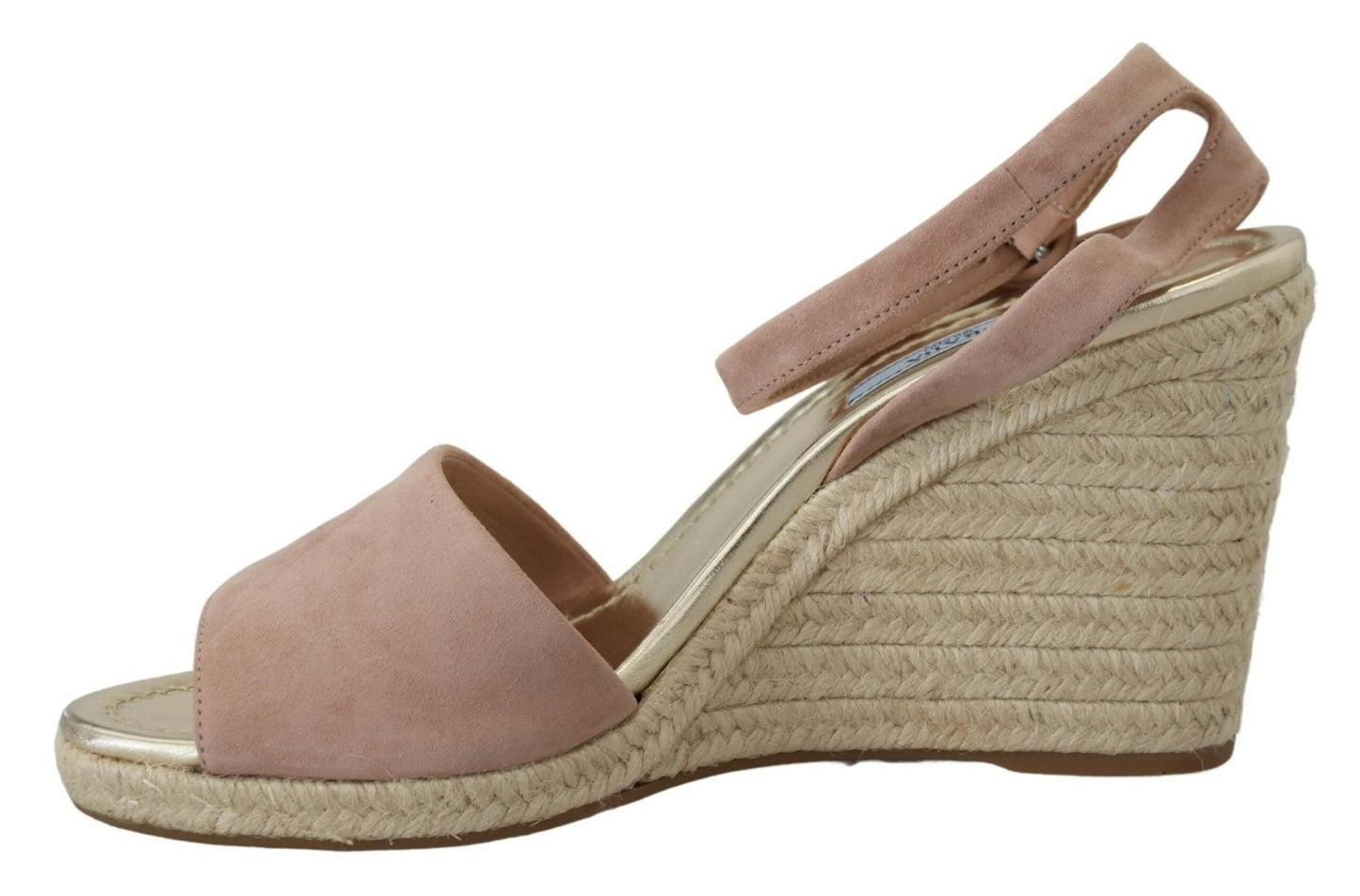Prada Pink Suede Leather Ankle Strap Sandals - SMARTMARTNZ