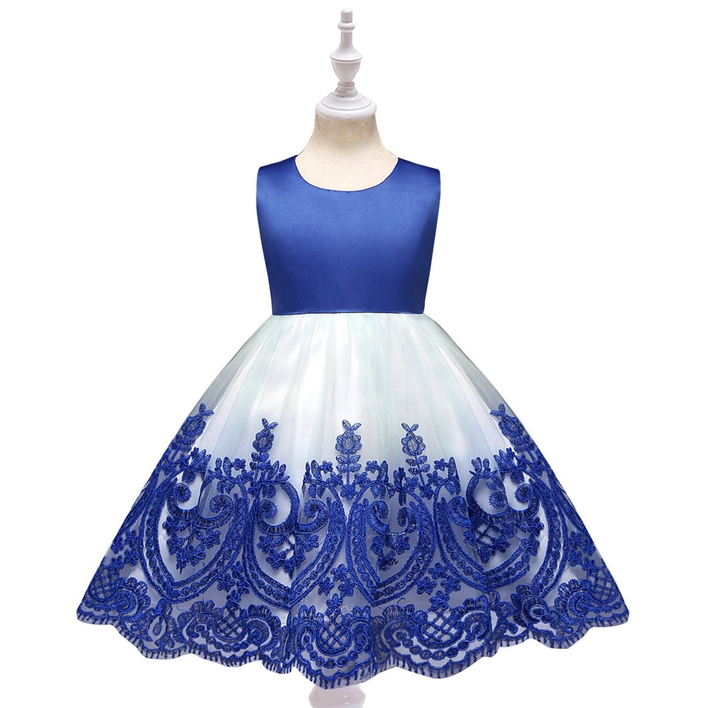 Princess Flower Girl Dress Summer Tutu Wedding Birthday Party Dresses - SMARTMARTNZ