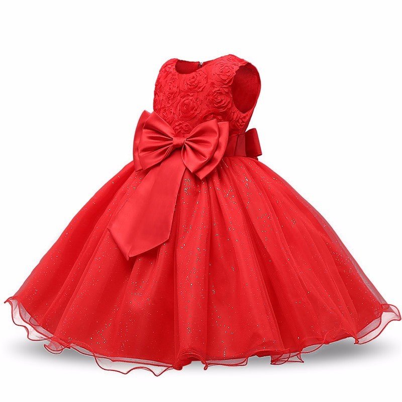Princess Flower Girl Dress Summer Tutu Wedding Birthday Party Dresses - SMARTMARTNZ
