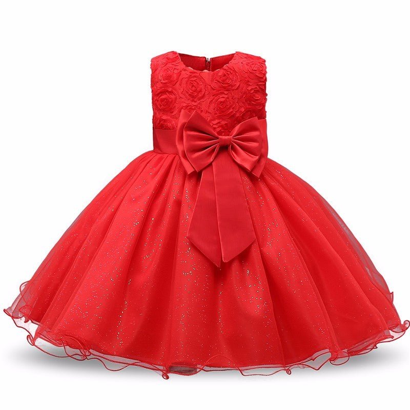 Princess Flower Girl Dress Summer Tutu Wedding Birthday Party Dresses - SMARTMARTNZ