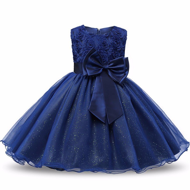 Princess Flower Girl Dress Summer Tutu Wedding Birthday Party Dresses - SMARTMARTNZ