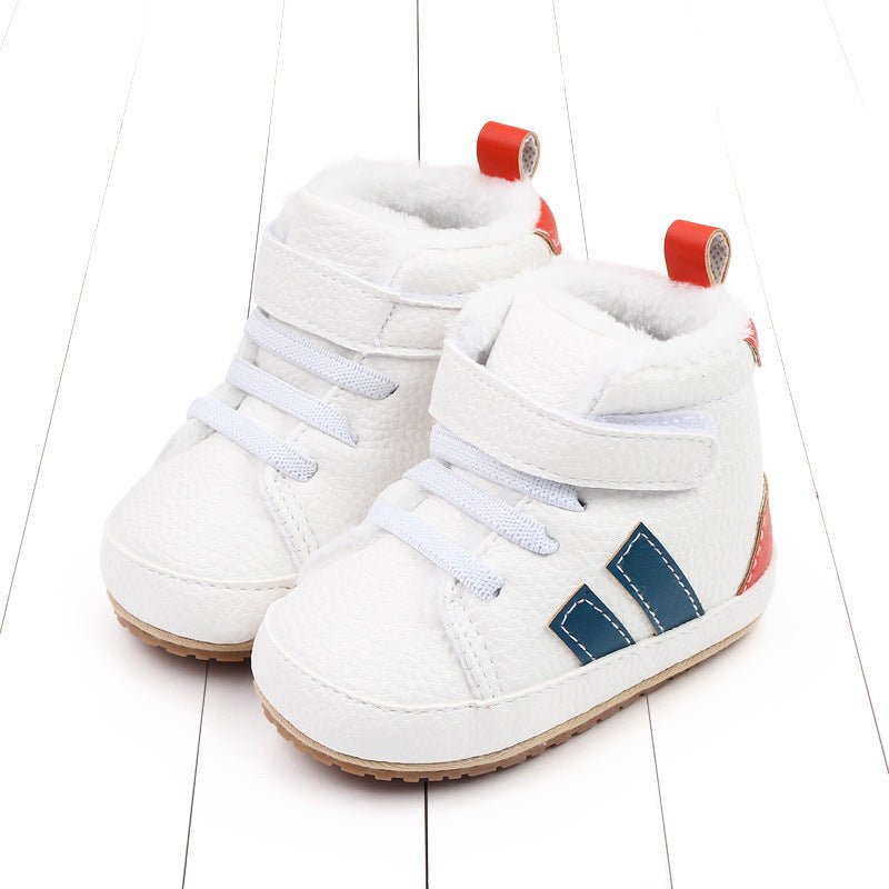 Sports Soft - sole Cotton Shoes High - top Baby Shoes Baby's Shoes - SMARTMARTNZ