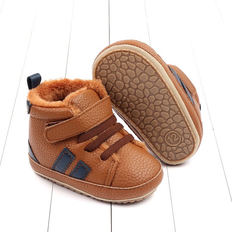 Sports Soft - sole Cotton Shoes High - top Baby Shoes Baby's Shoes - SMARTMARTNZ