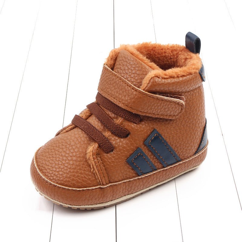 Sports Soft - sole Cotton Shoes High - top Baby Shoes Baby's Shoes - SMARTMARTNZ