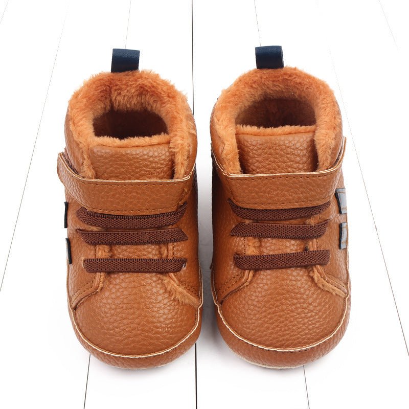 Sports Soft - sole Cotton Shoes High - top Baby Shoes Baby's Shoes - SMARTMARTNZ