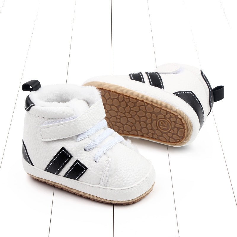 Sports Soft - sole Cotton Shoes High - top Baby Shoes Baby's Shoes - SMARTMARTNZ