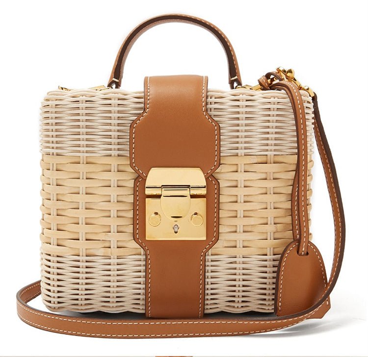 Straw Crossbody Bag – Perfect for Vacation & Beach Days Lightweight, Breezy & Stylish Summer Essential - SMARTMARTNZ