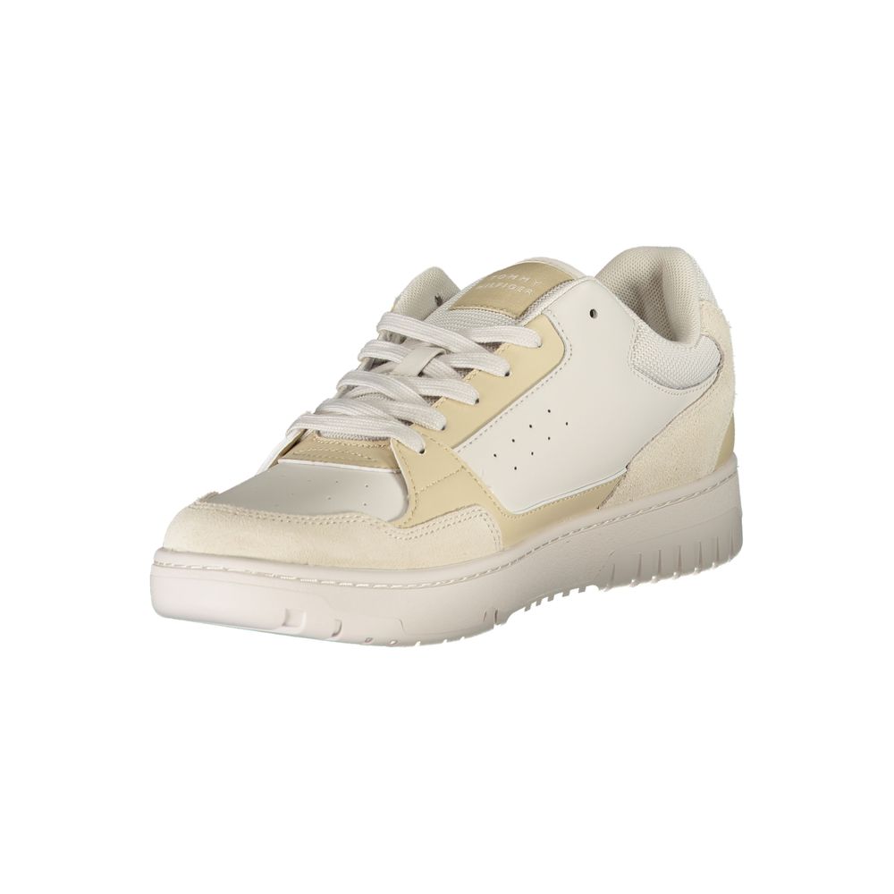 Tommy Hilfiger Beige Polyethylene Men Sneaker - SMARTMARTNZ