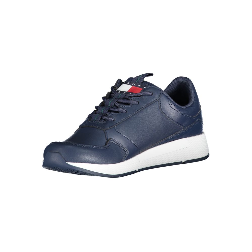 Tommy Hilfiger Blue Polyethylene Men Sneaker - SMARTMARTNZ
