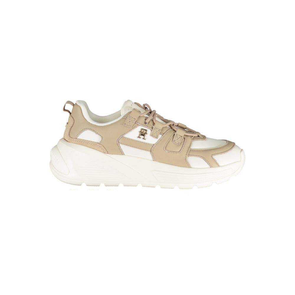 Tommy Hilfiger White Polyethylene Women Sneaker - SMARTMARTNZ