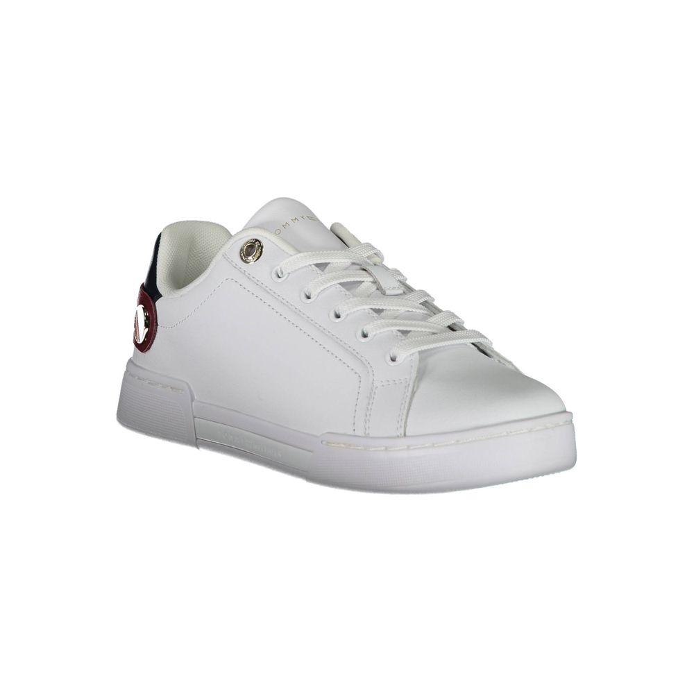Tommy Hilfiger White Polyethylene Women Sneaker - SMARTMARTNZ