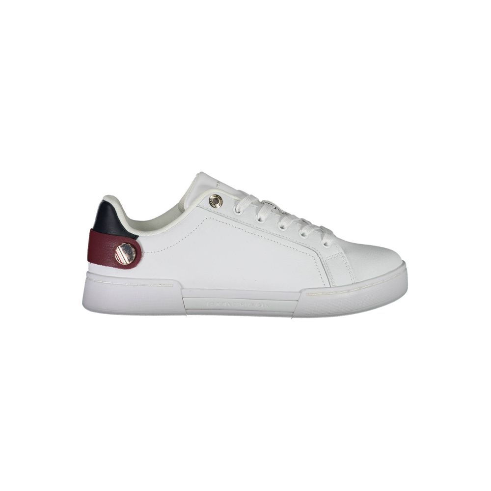 Tommy Hilfiger White Polyethylene Women Sneaker - SMARTMARTNZ